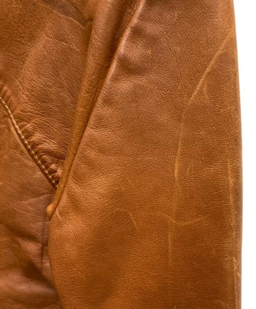 Natural Comfort（ナチュラルコンフォート）Natural Comfort (ナチュラルコンフォート) 70'sレザージャケット ブラウン サイズ:38の古着・服飾アイテム