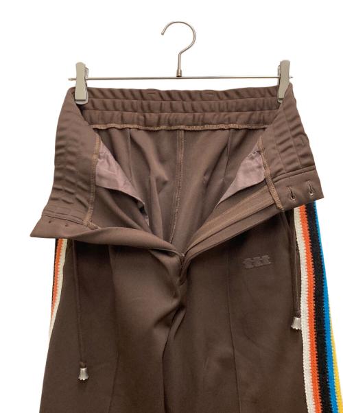 TTT MSW（ティー）TTT MSW (ティー) サイドライントラックパンツ ブラウン サイズ:Ⅼの古着・服飾アイテム