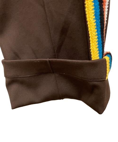 TTT MSW（ティー）TTT MSW (ティー) サイドライントラックパンツ ブラウン サイズ:Ⅼの古着・服飾アイテム