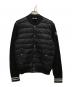 MONCLER（モンクレール）の古着「CARDIGAN TRICOT ニット切替ダウンジャケット」｜ブラック