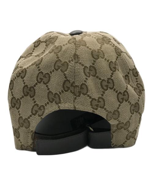 GUCCI（グッチ）GUCCI (グッチ) GGキャップ ブラウン サイズ:M(58cm）の古着・服飾アイテム