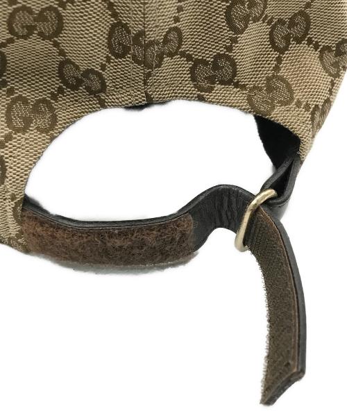 GUCCI（グッチ）GUCCI (グッチ) GGキャップ ブラウン サイズ:M(58cm）の古着・服飾アイテム