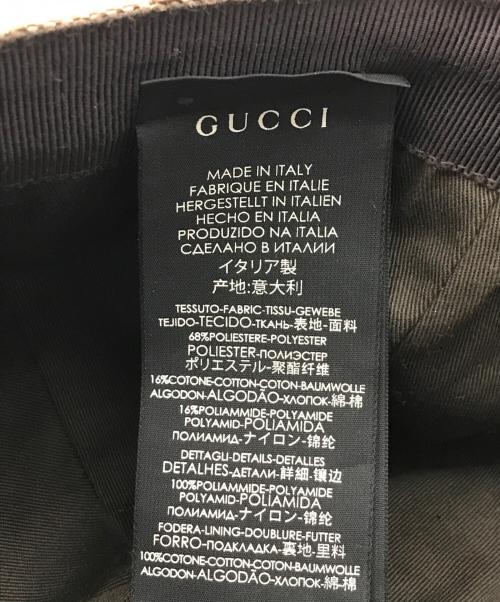 GUCCI（グッチ）GUCCI (グッチ) GGキャップ ブラウン サイズ:M(58cm）の古着・服飾アイテム