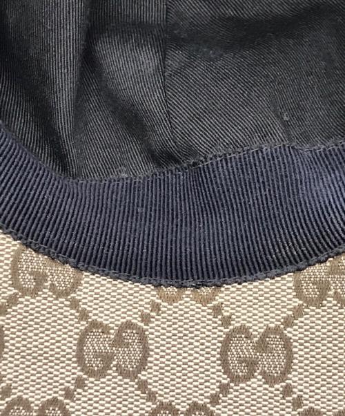 GUCCI（グッチ）GUCCI (グッチ) GGキャップ ブラウン サイズ:M(58cm）の古着・服飾アイテム