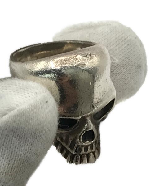 CRAZY PIG DESIGNS（クレイジーピッグデザイン）CRAZY PIG DESIGNS (クレイジーピッグデザイン) EVIL SKULL RING シルバー サイズ:16号の古着・服飾アイテム