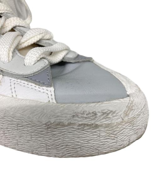 NIKE（ナイキ）NIKE (ナイキ) sacai (サカイ) BLAZER MID WHITE/WOLF GREY ホワイト サイズ:US 10の古着・服飾アイテム