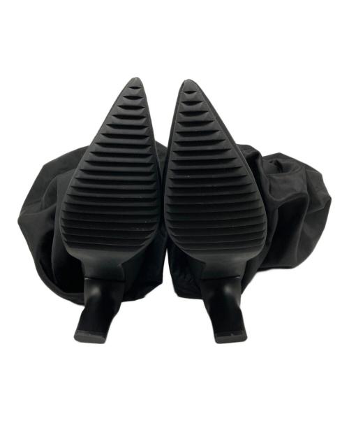 YELLO（イエロ）YELLO (イエロー) ルーズフィットロングブーツ ブラック サイズ:Lの古着・服飾アイテム