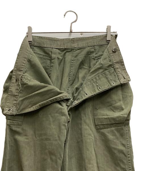 US ARMY（ユーエスアーミー）US ARMY (ユーエスアーミー) 40s M-43 HBT カーゴパンツ オリーブ サイズ:33の古着・服飾アイテム