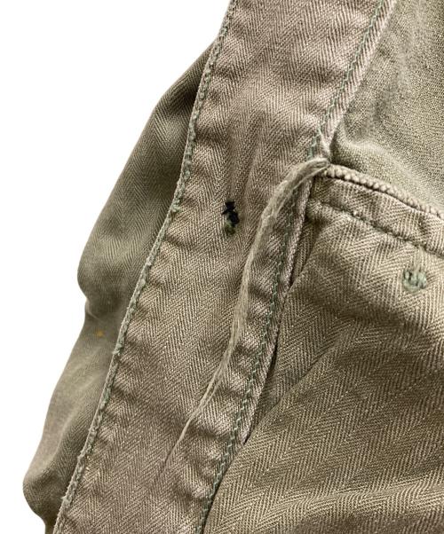 US ARMY（ユーエスアーミー）US ARMY (ユーエスアーミー) 40s M-43 HBT カーゴパンツ オリーブ サイズ:33の古着・服飾アイテム