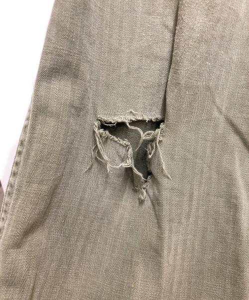 US ARMY（ユーエスアーミー）US ARMY (ユーエスアーミー) 40s M-43 HBT カーゴパンツ オリーブ サイズ:33の古着・服飾アイテム