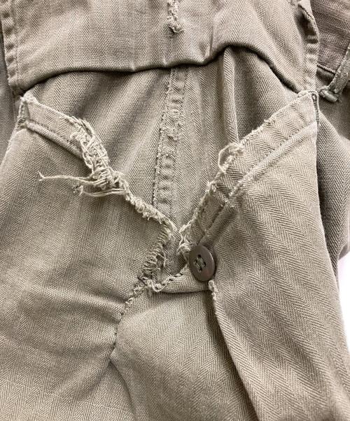 US ARMY（ユーエスアーミー）US ARMY (ユーエスアーミー) 40s M-43 HBT カーゴパンツ オリーブ サイズ:33の古着・服飾アイテム