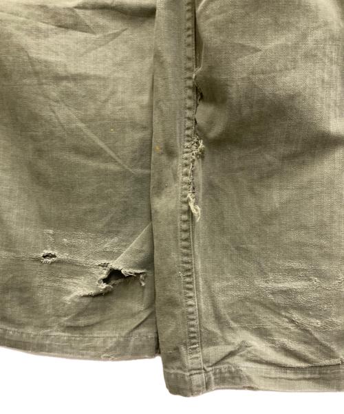 US ARMY（ユーエスアーミー）US ARMY (ユーエスアーミー) 40s M-43 HBT カーゴパンツ オリーブ サイズ:33の古着・服飾アイテム