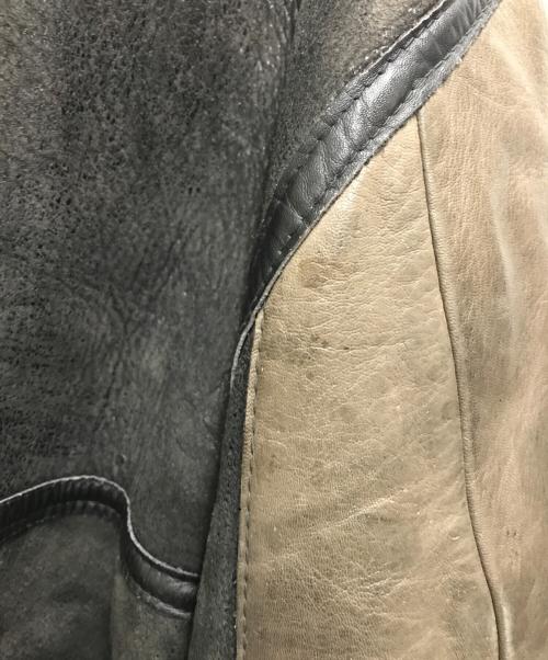 AVIREX（アヴィレックス）AVIREX (アヴィレックス) TYPEB-3ムートンフライトジャケット ブラック×ブラウン サイズ:42の古着・服飾アイテム