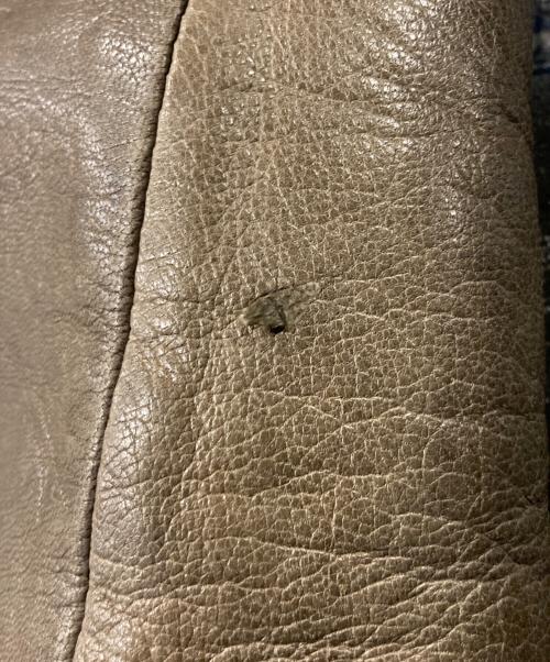 AVIREX（アヴィレックス）AVIREX (アヴィレックス) TYPEB-3ムートンフライトジャケット ブラック×ブラウン サイズ:42の古着・服飾アイテム