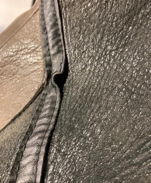 AVIREX（アヴィレックス）AVIREX (アヴィレックス) TYPEB-3ムートンフライトジャケット ブラック×ブラウン サイズ:42の古着・服飾アイテム