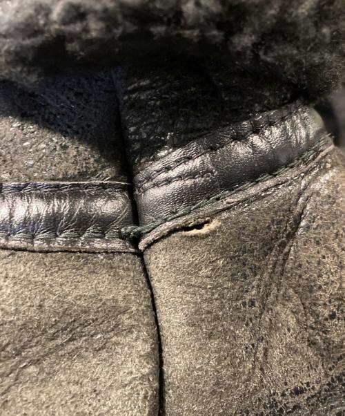 AVIREX（アヴィレックス）AVIREX (アヴィレックス) TYPEB-3ムートンフライトジャケット ブラック×ブラウン サイズ:42の古着・服飾アイテム