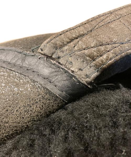 AVIREX（アヴィレックス）AVIREX (アヴィレックス) TYPEB-3ムートンフライトジャケット ブラック×ブラウン サイズ:42の古着・服飾アイテム