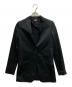 MIU MIU（ミュウミュウ）の古着「テーラードジャケット」｜ブラック