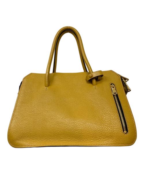 MIU MIU（ミュウミュウ）MIU MIU (ミュウミュウ) 2WAYショルダーバッグ イエローの古着・服飾アイテム