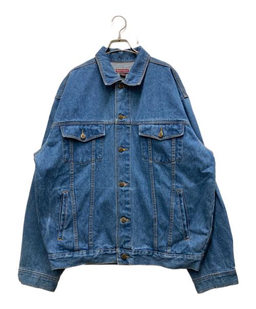 FIRST CHOICE（ファーストチョイス）FIRST CHOICE (ファーストチョイス) 00'S エルヴィスプリントデニムJKT インディゴ サイズ:XLの古着・服飾アイテム