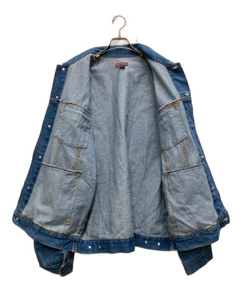 FIRST CHOICE（ファーストチョイス）FIRST CHOICE (ファーストチョイス) 00'S エルヴィスプリントデニムJKT インディゴ サイズ:XLの古着・服飾アイテム