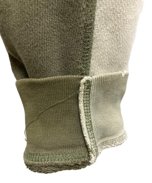 DIESEL（ディーゼル）DIESEL (ディーゼル) ダメージ加工スウェット オリーブ サイズ:不明の古着・服飾アイテム