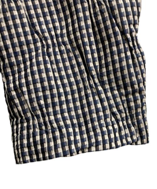 EMPORIO ARMANI（エンポリオアルマーニ）EMPORIO ARMANI (エンポリオアルマーニ) フリルジャケット ネイビー サイズ:40の古着・服飾アイテム