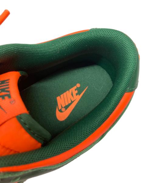 NIKE（ナイキ）NIKE (ナイキ) Dunk Low Retro グリーン×オレンジ サイズ:US 9の古着・服飾アイテム