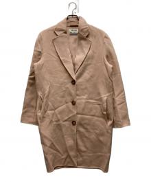 Acne studios（アクネ ストゥディオス）の古着「チェスターコート」｜ピンク