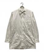 Yohji Yamamoto pour hommeヨウジヤマモト プールオム）の古着「バックオープンレギュラーカラーシャツ」｜ホワイト