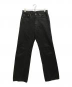 KAPTAIN SUNSHINEキャプテンサンシャイン）の古着「Skate Shoecut Denim Pants」｜ブラック