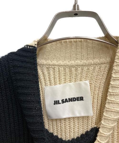 JIL SANDER（ジルサンダー）JIL SANDER (ジルサンダー) ROUND NECK RIBBED VEST ベージュ サイズ:44の古着・服飾アイテム