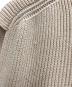 中古・古着 JIL SANDER (ジルサンダー) ROUND NECK RIBBED VEST ベージュ サイズ:44：24000円
