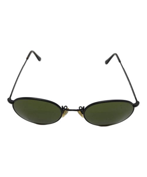 GIORGIO ARMANI（ジョルジョアルマーニ）GIORGIO ARMANI (ジョルジョアルマーニ) ラウンドサングラス ブラックの古着・服飾アイテム