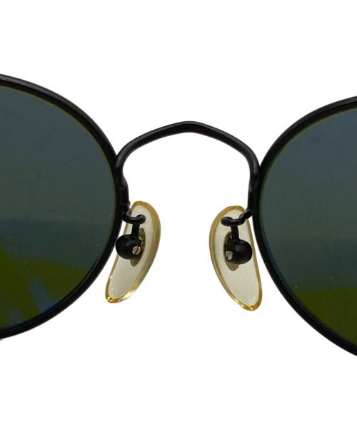 GIORGIO ARMANI（ジョルジョアルマーニ）GIORGIO ARMANI (ジョルジョアルマーニ) ラウンドサングラス ブラックの古着・服飾アイテム