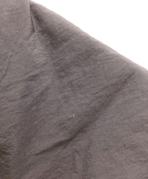 meanswhile（ミーンズワイル）meanswhile (ミーンズワイル) Nylon Wrap Over Coat ブラック サイズ:3の古着・服飾アイテム