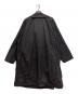 meanswhile (ミーンズワイル) Nylon Wrap Over Coat ブラック サイズ:3：23000円