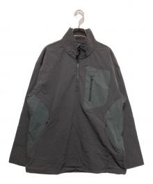 meanswhile（ミーンズワイル）の古着「Fleece Half Zip L/S Tee」｜グレー