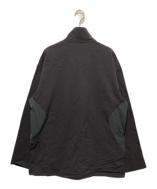 meanswhile（ミーンズワイル）meanswhile (ミーンズワイル) Fleece Half Zip L/S Tee グレー サイズ:3の古着・服飾アイテム
