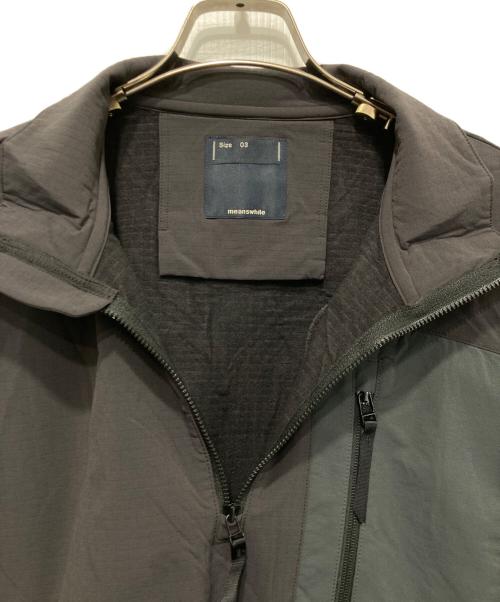 meanswhile（ミーンズワイル）meanswhile (ミーンズワイル) Fleece Half Zip L/S Tee グレー サイズ:3の古着・服飾アイテム