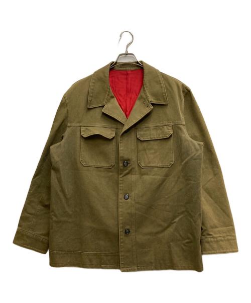 Y's for men（ワイズフォーメン）Y'S for men (ワイズフォーメン) ミリタリーツイルジャケット オリーブ サイズ:3の古着・服飾アイテム