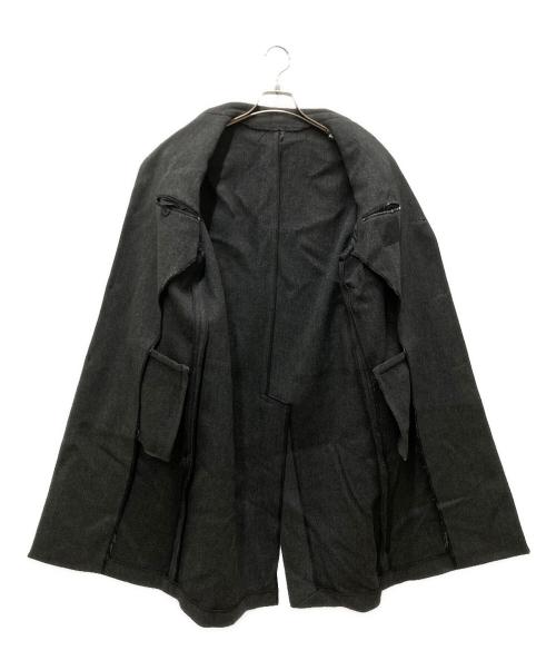 PRADA（プラダ）PRADA (プラダ) ウールチェスターコート ブラック サイズ:46の古着・服飾アイテム