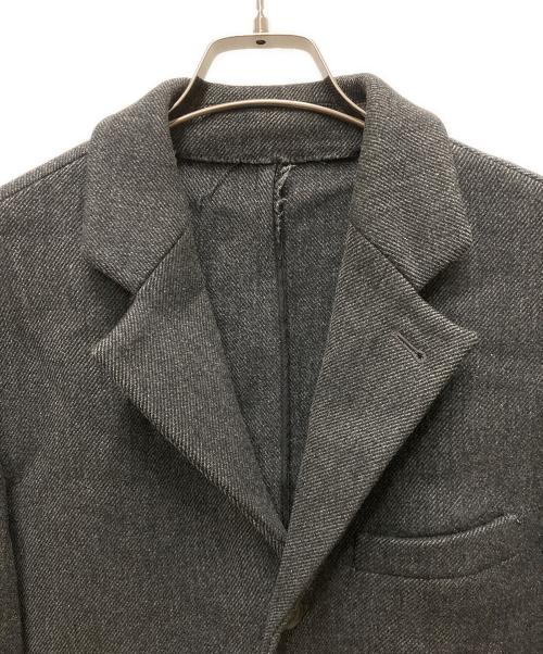 PRADA（プラダ）PRADA (プラダ) ウールチェスターコート ブラック サイズ:46の古着・服飾アイテム