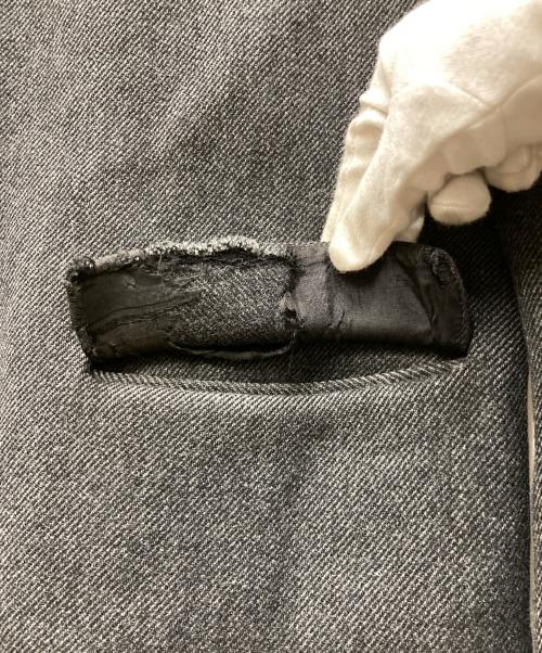 PRADA（プラダ）PRADA (プラダ) ウールチェスターコート ブラック サイズ:46の古着・服飾アイテム