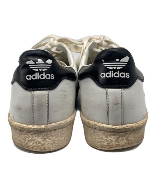 PRADA（プラダ）PRADA (プラダ) adidas (アディダス) コラボスーパースター ホワイト×ブラック サイズ:US 6の古着・服飾アイテム