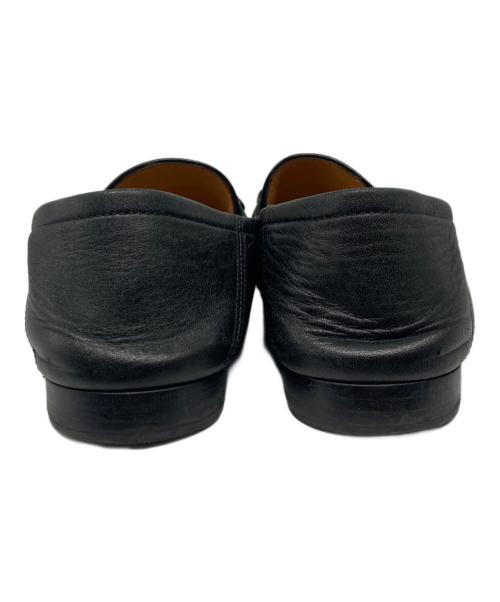 GUCCI（グッチ）GUCCI (グッチ) シェリーラインホースビッドローファー ブラック サイズ:5の古着・服飾アイテム