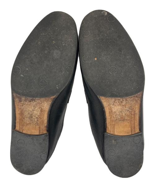 GUCCI（グッチ）GUCCI (グッチ) シェリーラインホースビッドローファー ブラック サイズ:5の古着・服飾アイテム