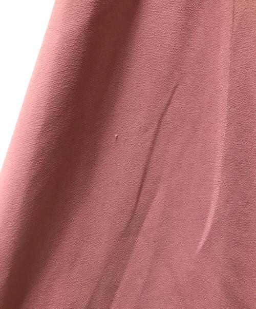 CORCOVADO（コルコバード）CORCOVADO (コルコバード) ハイツイスト ダブルクロス ボウタイドレス ピンク サイズ:36の古着・服飾アイテム