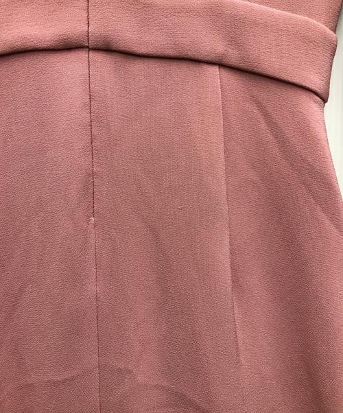 CORCOVADO（コルコバード）CORCOVADO (コルコバード) ハイツイスト ダブルクロス ボウタイドレス ピンク サイズ:36の古着・服飾アイテム