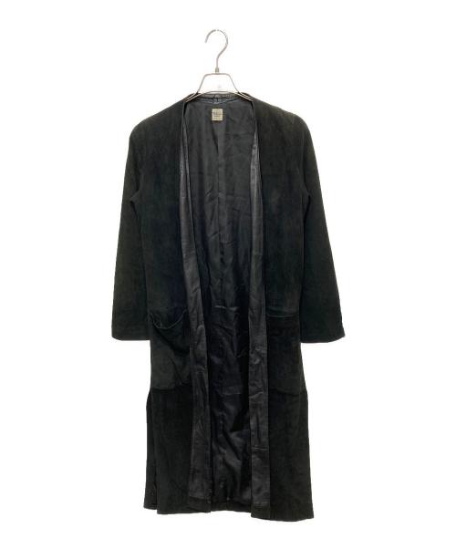 Ron Herman（ロンハーマン）Ron Herman (ロンハーマン) スウェードガウンコート ブラック サイズ:XSの古着・服飾アイテム